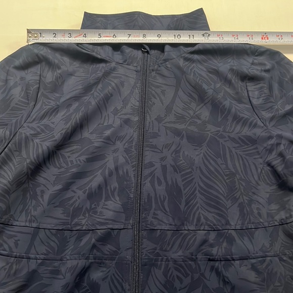 S6-Christopher & Banks Blue Long Sleeve Zip Closure Jacket Size Petite Medium - Picture 4 of 12